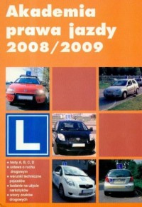 Akademia prawa jazdy 2008/2009 - okładka książki