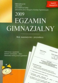 Egzamin gimnazjalny 2009. Blok - okładka podręcznika