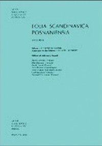 Folia Scandinavica Posnaniensia - okładka książki