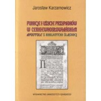 Funkcje i użycie przypadków w cerkiewnosłowiańskim. - okładka książki