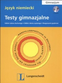 Język niemiecki. Testy gimnazjalne - okładka podręcznika