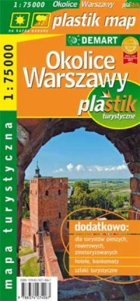 Okolice Warszawy (plastik - mapa - zdjęcie reprintu, mapy