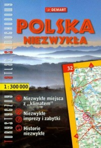 Polska Niezwykła (1:300 000 - turystyczny - zdjęcie reprintu, mapy