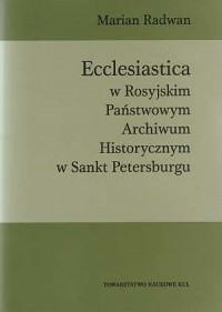 Ecclesiastica w Rosyjskim Państwowym - okładka książki