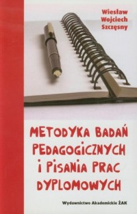 Metodyka badań pedagogicznych i - okładka książki