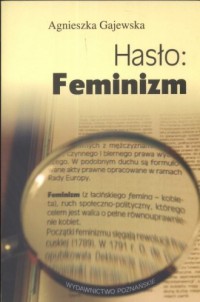Hasło: Feminizm - okładka książki