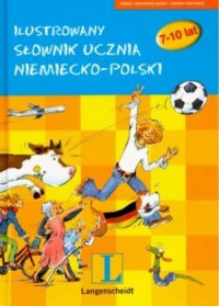 Ilustrowany słownik ucznia niemiecko-polski - okładka książki