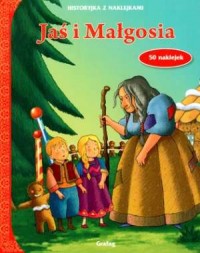 Jaś i Małgosia. Historyjka z naklejkami - okładka książki