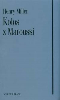 Kolos z Maroussi - okładka książki