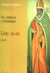 Listy św. Ambrożego z Mediolanu - okładka książki