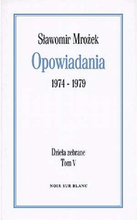 Opowiadania 1974-1979 - okładka książki