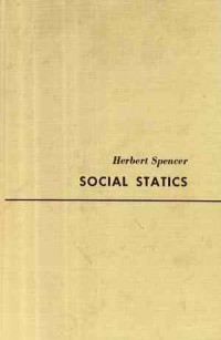 Social Statics - okładka książki