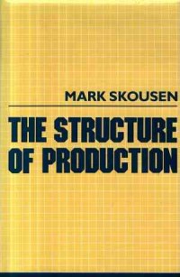 The structure of production - okładka książki