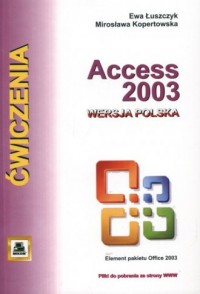 Access 2003 PL. Ćwiczenia - okładka książki