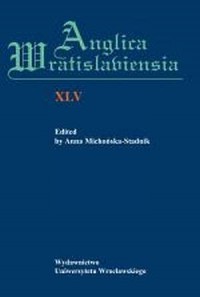 Anglica Wratislaviensia XLV - okładka książki