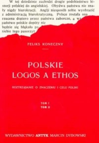 Polskie logos a ethos. Tom 1 i - okładka książki
