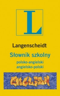 Słownik szkolny polsko-angielski - okładka książki
