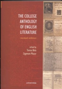 The College Anthology of English - okładka książki