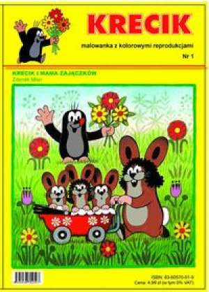 Krecik i mama zajączków - okładka książki