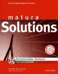 Matura Solutions. Pre-Intermediate - okładka podręcznika