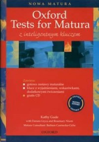 Oxford Tests for Matura - okładka podręcznika
