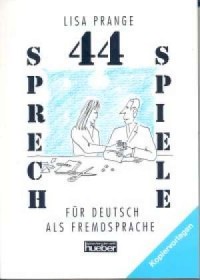 44 Sprechspiele fur Deutsch als - okładka książki