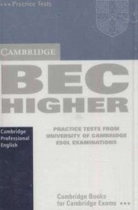 Cambridge BEC Higher Kaseta - okładka podręcznika