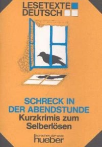 Schreck in der Abendstunde Kurzkrimis - okładka podręcznika