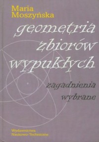 Geometria zbiorów wypukłych - okładka książki