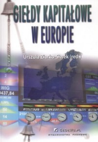 Giełdy kapitałowe w Europie - okładka książki