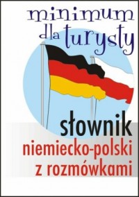 Słownik niemiecko-polski z rozmówkami - okładka książki