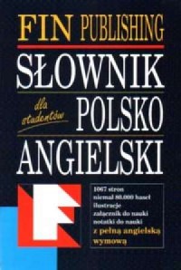 Słownik polsko-angielski dla studentów - okładka książki