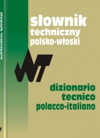 Słownik techniczny polsko-włoski - okładka książki
