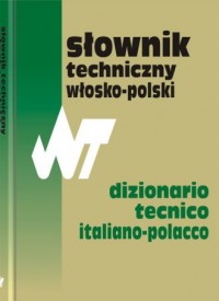 Słownik techniczny włosko-polski - okładka książki