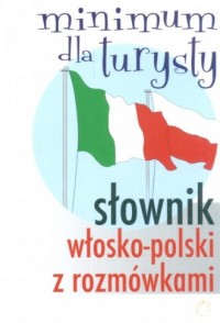 Słownik włosko-polski z rozmówkami. - okładka książki