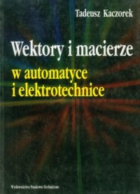 Wektory i macierze w automatyce - okładka książki