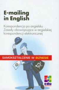 E - mailing in english - okładka podręcznika