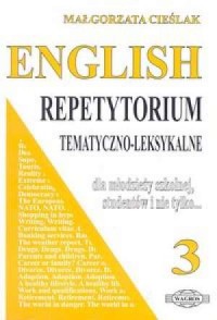 English. Repetytorium tematyczno-leksykalne - okładka podręcznika