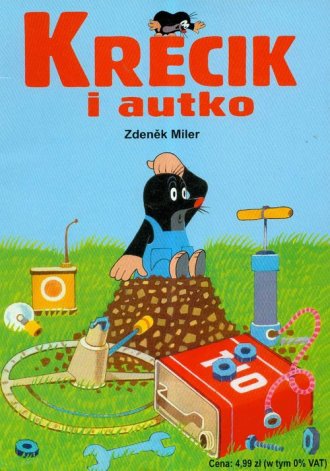 Krecik i autko - okładka książki