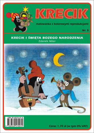 Krecik i święta Bożego Narodzenia - okładka książki