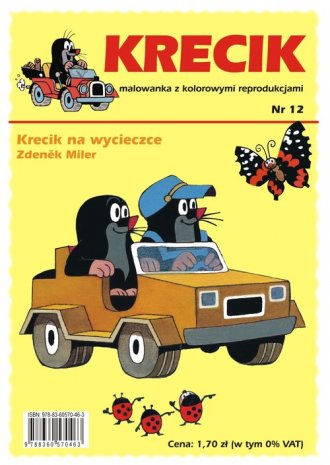 Krecik na wycieczce - okładka książki