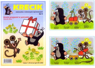 Krecik przyjaciel w potrzebie - okładka książki