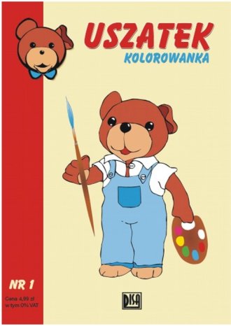 Uszatek. Kolorowanka - okładka książki