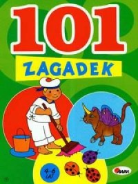 101 zagadek 4-6 lat - okładka książki