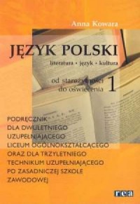 Język polski. Klasa 1. Od starożytności - okładka podręcznika