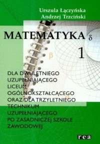 Matematyka 1. Podręcznik - okładka podręcznika