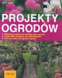 Projekty ogrodów - okładka książki
