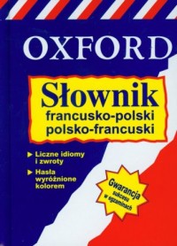 Słownik francusko-polski, polsko-francuski. - okładka książki
