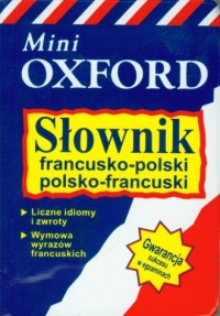 Słownik francusko-polski, polsko-francuski - okładka książki