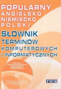 Słownik popularny angielsko-niemiecko-polski - okładka książki